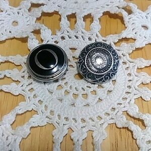 Snap Jewelry - Alphabet Initial Snap Buttons Letter O